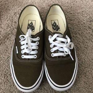 Authentic green vans